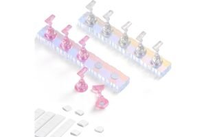 Etercycle 2 Set Nail Holder for Display Painting Nails