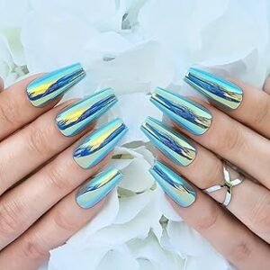Holographic Mirror Nails