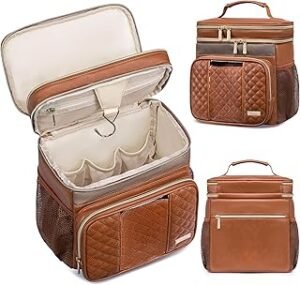 Large Leather Toiletry Bag