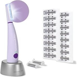 Michael Todd Beauty Sonicsmooth Pro+ Dermaplane Razor for Women - Face + Eyebrow Trimmer