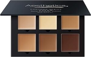 Aesthetica Cosmetics Cream Contour & Highlighting Kit – Best Cream-Based Full Face Palette