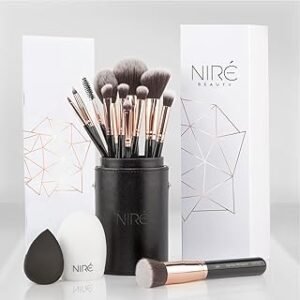 Niré Beauty 15-Piece Professional Makeup Brush Set