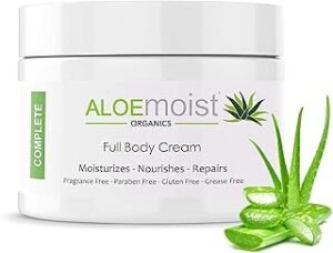 Organic Aloe Vera Lotion – Face & Body Moisturizing Cream