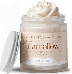 100% Grass Fed Beef Tallow for Skin Care - Face 