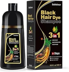 Black Hair Dye Shampoo for Gray Hair