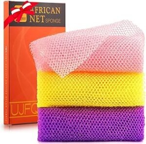 UJFQBH 3 Pieces African Bath Sponge